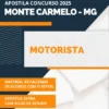 Apostila Motorista Concurso Pref Monte Carmelo MG 2025