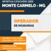 Apostila Operador Máquinas Pref Monte Carmelo MG 2025