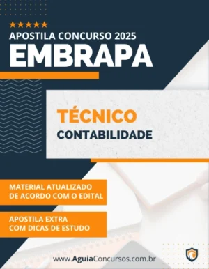 Apostila Técnico Contabilidade Concurso EMBRAPA 2025