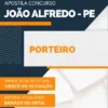 Apostila Porteiro Concurso Pref João Alfredo PE 2025