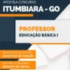 Apostila Professor Educação Básica Pref Itumbiara GO 2025