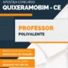 Apostila Professor Polivalente Pref Quixeramobim CE 2025